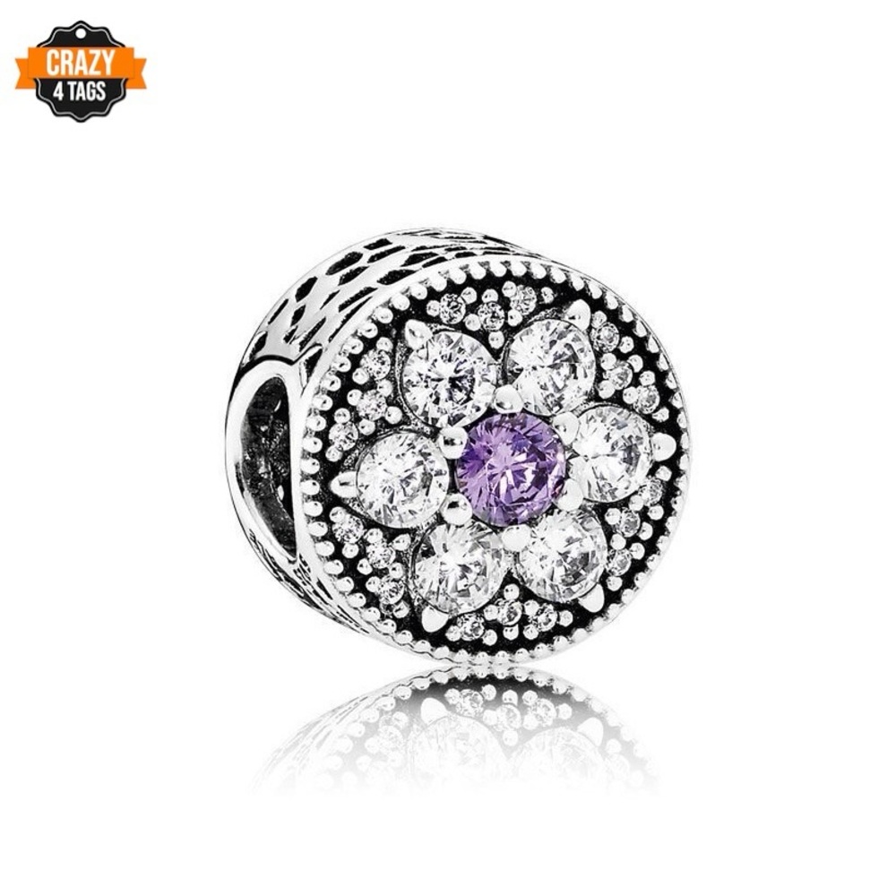 Forget Me Not Purple Charm (One)
